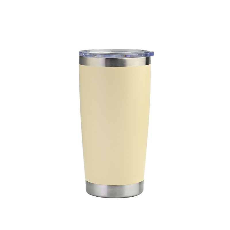 cream Promotional 900ml cream vacuum insulated Luma car tumbler – perfect for long commutes, road trips, or eco-conscious corporate gifts