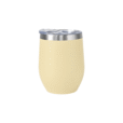 Personalised 350ml Matt cream Double Wall Vacuum Insulated Wine Tumbler