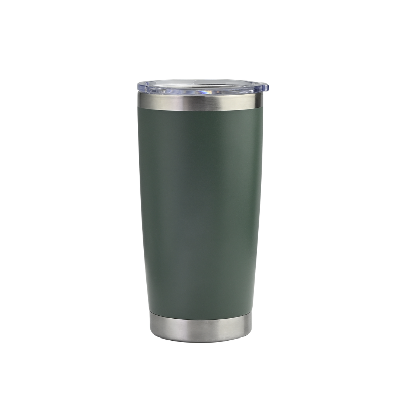 dark green Promotional 900ml dark green vacuum insulated Luma car tumbler – perfect for long commutes, road trips, or eco-conscious corporate gifts