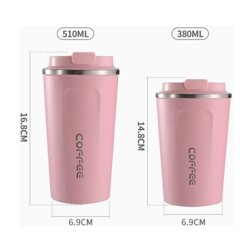 details (2) Luna Pomotional Stainless Steel Insulated Coffee Cup – 380ml & 510ml