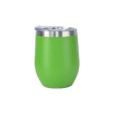 Personalised 350ml Matt grass green Double Wall Vacuum Insulated Wine Tumbler
