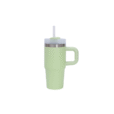 1200ml green Aero double wall insulated car mug – branded stainless steel travel mug for events or staff gifts