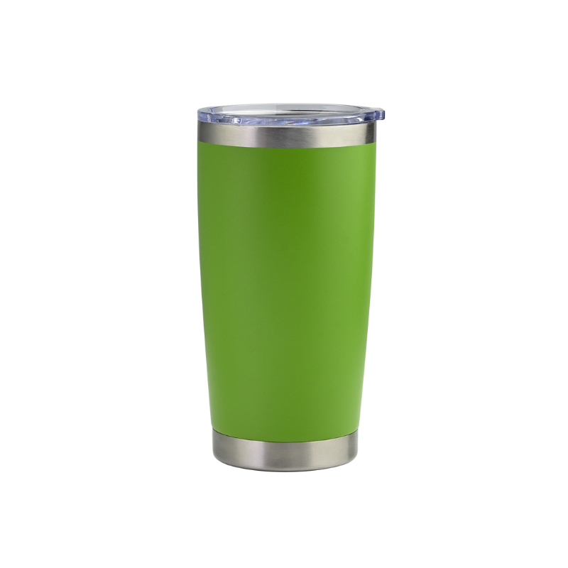 green Promotional 900ml green vacuum insulated Luma car tumbler – perfect for long commutes, road trips, or eco-conscious corporate gifts