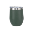 Personalised 350ml Matt moss green Double Wall Vacuum Insulated Wine Tumbler
