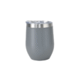 Personalised 350ml Matt Grey Double Wall Vacuum Insulated Wine Tumbler