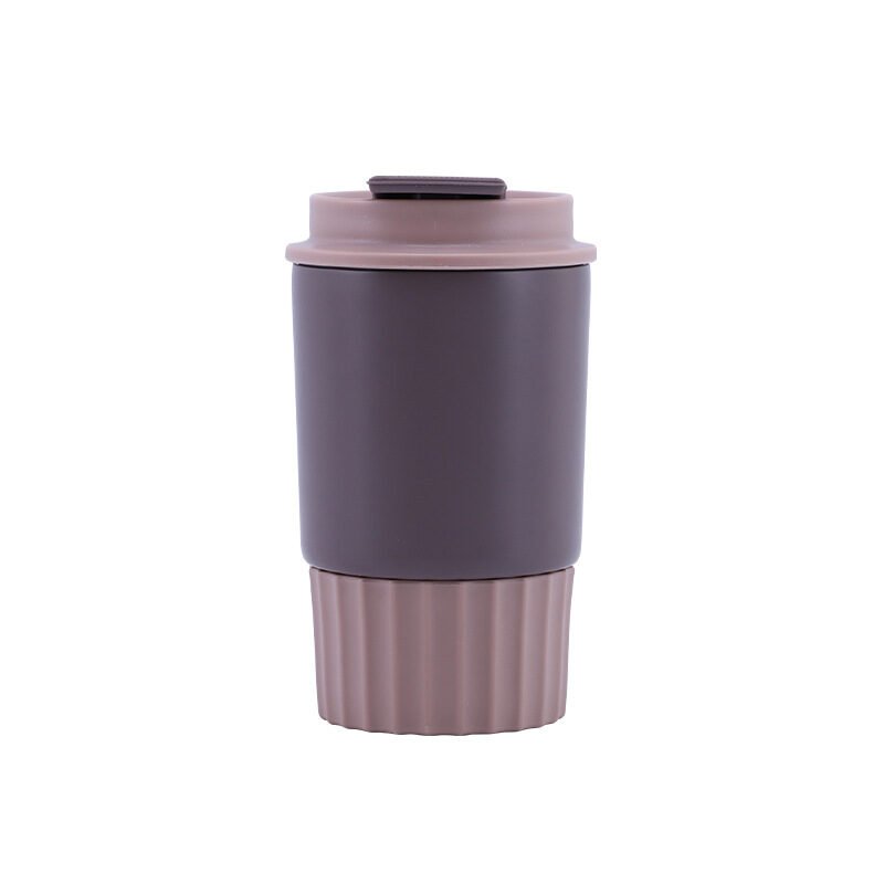 grey Custom Grey 350ml Insulated Stainless Steel Coffee Cup