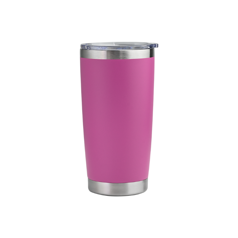 hot pink Promotional 900ml hot pink vacuum insulated Luma car tumbler – perfect for long commutes, road trips, or eco-conscious corporate gifts