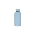 Custom 350ml ice blue Nova Grip Soft Touch Water Bottle