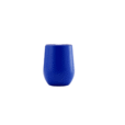 Custom 350ml Gloss Lapis Blue Finished Double Wall Vacuum Wine Tumbler - Without Rim