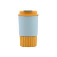 Custom Light Blue 350ml Insulated Stainless Steel Coffee Cup