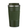 Promotional Stainless Steel Insulated Coffee Mug in moss colour – 380ml & 510ml