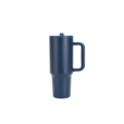 1200ml navy Sunrise thermal travel mug – personalised stainless steel drinkware for staff gifts or travel promotions