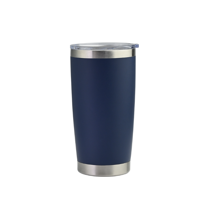 navy Reusable 900ml navy Luma vacuum car tumbler – sustainable promotional gift for staff, clients, or trade shows