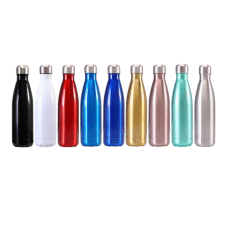 Promotional 500ml Kola navy Vacuum Bottle with logo printed