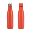 Custom 500ml Kola Orange Powder Coated Vacuum Bottle