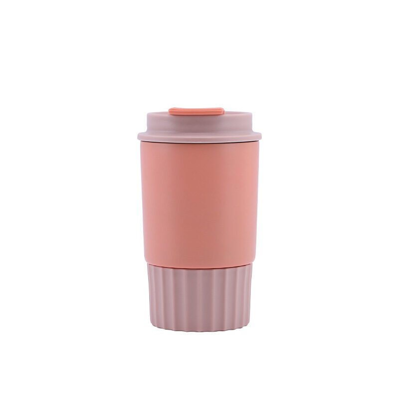 peach pink Custom Peach Pink 350ml Insulated Stainless Steel Coffee Cup