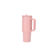 1200ml pink Sunrise thermal travel mug – personalised stainless steel drinkware for staff gifts or travel promotions