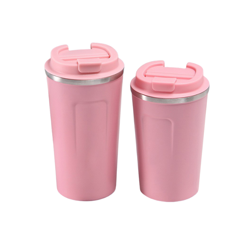 pink Luna Pomotional Stainless Steel Insulated Pink Coffee Cup – 380ml & 510ml