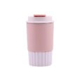 Custom Pink 350ml Insulated Stainless Steel Coffee Cup