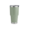 Personalised pistachio 900ml contoured stainless steel tumbler – vacuum insulated and ideal for branded giveaways or staff gifts
