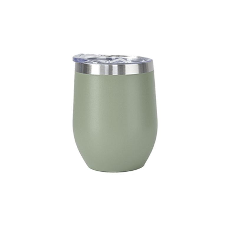pistachio Personalised 350ml Matt Pistachio Double Wall Vacuum Insulated Wine Tumbler