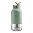Personalised EcoPet green BPA-Free Dog Adventure Feeding and Drinking Solution 1000ml