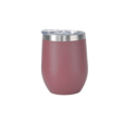 Personalised 350ml Matt Plum Double Wall Vacuum Insulated Wine Tumbler