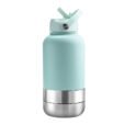 Personalised EcoPet powder blue BPA-Free Dog Adventure Feeding and Drinking Solution 1000ml