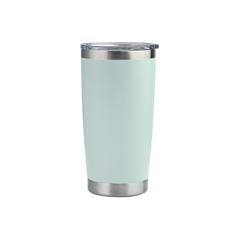powder blue Reusable 900mlpowder blue Luma vacuum car tumbler – sustainable promotional gift for staff, clients, or trade shows