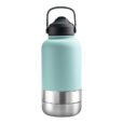 Promotional 1000ml EcoPet BPA-Free Travel Hydration Set for Dogs - blue