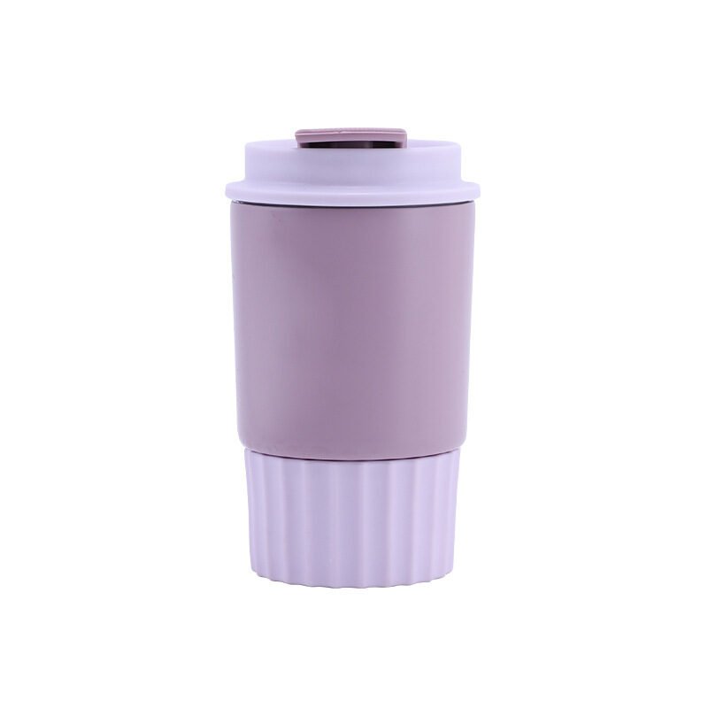 purple Custom Purple 350ml Insulated Stainless Steel Coffee Cup