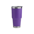 900ml purple vacuum insulated contoured stainless steel tumbler – custom promotional drinkware for events or corporate gifting