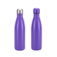 Custom 500ml Kola Purple Powder Coated Vacuum Bottle
