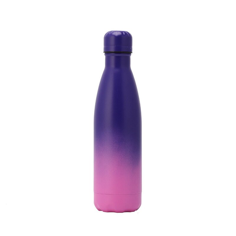 purple hot pink Custom 500ml Kola Gradient Stainless Steel Drink Bottles