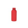 Custom 350ml red Nova Grip Soft Touch Water Bottle
