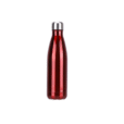 Promotional 500ml Kola red Vacuum Bottle with logo printed
