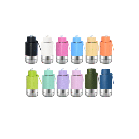 EcoPet 3 in 1 Pet Travel Stainless Steel Water Bottle
