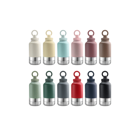 Promotional EcoPet 1000ml Portable Water Bottle with Dual Bowls with Logo