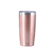 900ml ROSE GOLD stainless steel Luma double wall travel tumbler – customisable promotional drinkware with large branding area
