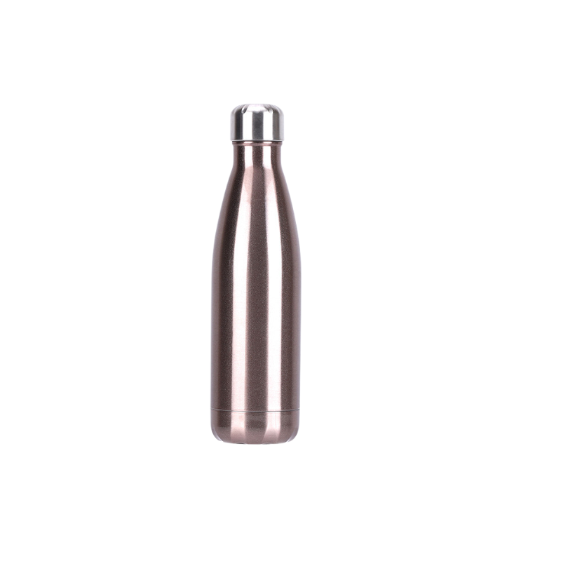 rose gold Promotional Electroplated Finish 500ml Kola Vacuum Bottle