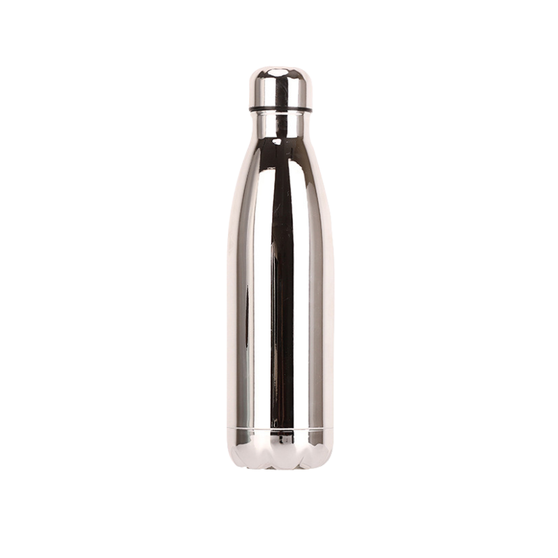 silver Promotional Electroplated Finish 500ml Kola Vacuum Bottle
