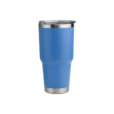 900ml sky blue vacuum insulated contoured stainless steel tumbler – custom promotional drinkware for events or corporate gifting