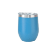 Personalised 350ml Matt Sky Blue Double Wall Vacuum Insulated Wine Tumbler