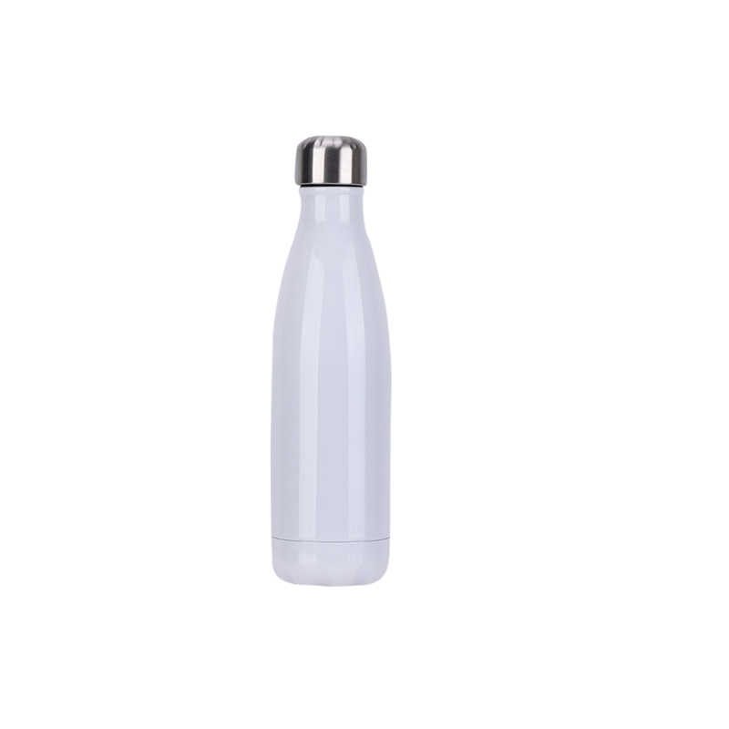 snow Promotional 500ml Kola white Vacuum Bottle with logo printed