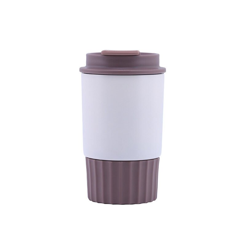 snow Custom White 350ml Insulated Stainless Steel Coffee Cup
