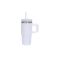 1200ml white Aero double wall insulated car mug – custom promotional travel mug for commuting or corporate gifting