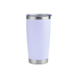 900ml Luma white double wall vacuum car tumbler – custom branded promotional drinkware for corporate gifting or events