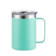 480ml mint green stainless steel vacuum mug – promotional eco drinkware, perfect for personalisation and giveaways