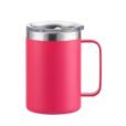 480ml red stainless steel vacuum mug – vibrant promotional drinkware, ideal for custom branding or events