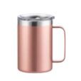 480ml rose gold custom stainless steel vacuum mug – stylish personalised drinkware for events or brand promotions